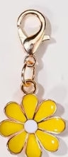 Daisy Flower keychain Charm
