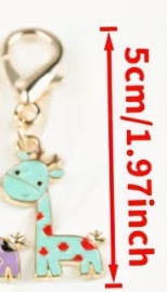 Giraffe Keychain Charm