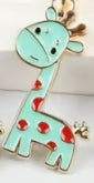 Giraffe Keychain Charm