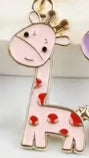 Giraffe Keychain Charm