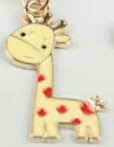 Giraffe Keychain Charm