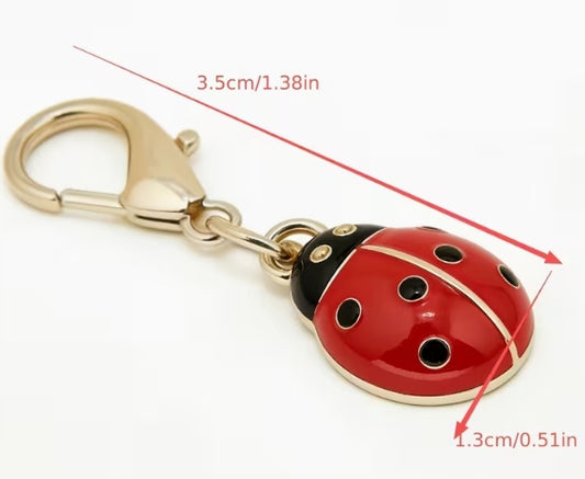 Beetle Keychain Charm