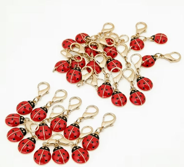 Beetle Keychain Charm