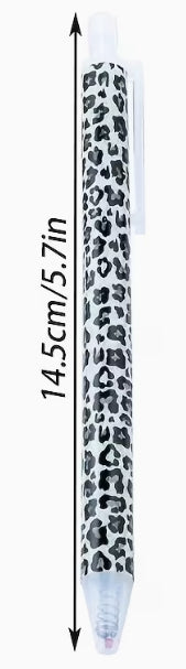 Leopard Print Retractable Ballpoint Pen