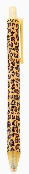 Leopard Print Retractable Ballpoint Pen