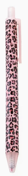 Leopard Print Retractable Ballpoint Pen