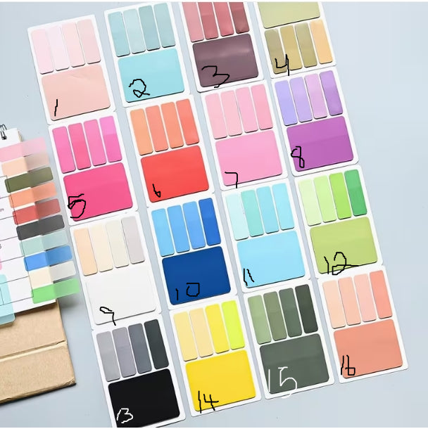 Combination Morandi Color Sticky Note Pad