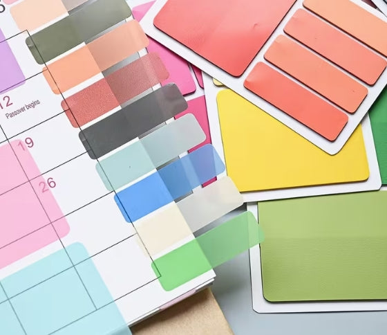 Combination Morandi Color Sticky Note Pad