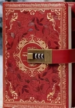 Retro B6 Thick Diary With Password Lock