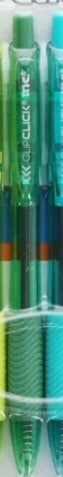 Inc. Clip Clicks Ballpoint Pens Retractable Tip Comfort Grip