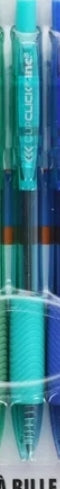 Inc. Clip Clicks Ballpoint Pens Retractable Tip Comfort Grip
