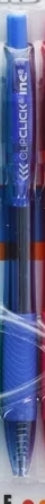 Inc. Clip Clicks Ballpoint Pens Retractable Tip Comfort Grip