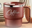 Stainless Steel Double Layer Coffee Cup