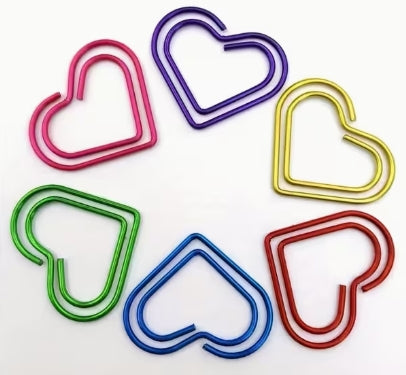 Heart-Shaped Paper Clips