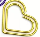 Heart-Shaped Paper Clips