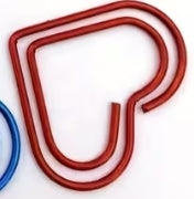 Heart-Shaped Paper Clips