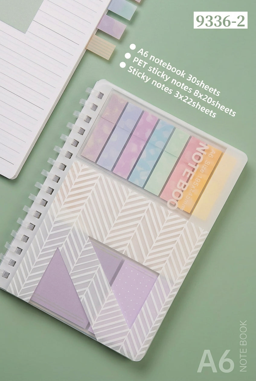 14.5x10.5 Loose-Leaf Expanding Sticky Notes, Multi-Functional Combination A6