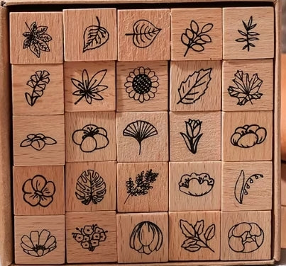 Mini wood weather seal stamp
