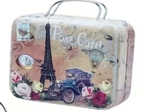 Mini Metal Suitcase