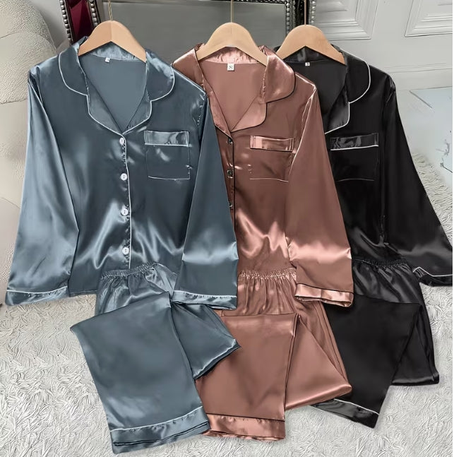 Silk Pajamas Set