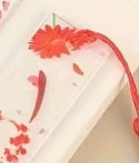 2D Flat Transparent Acrylic Tassel Bookmark