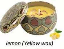 Metal Tin Scented Soy Candle