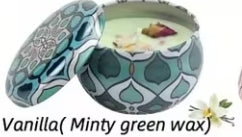 Metal Tin Scented Soy Candle