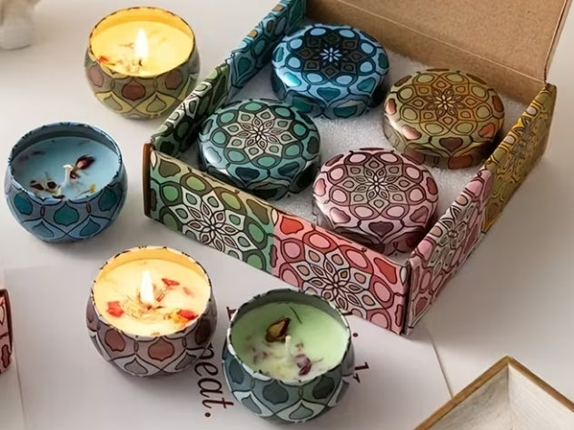 Metal Tin Scented Soy Candle
