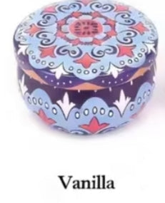 Metal Tin Scented Soy Candle