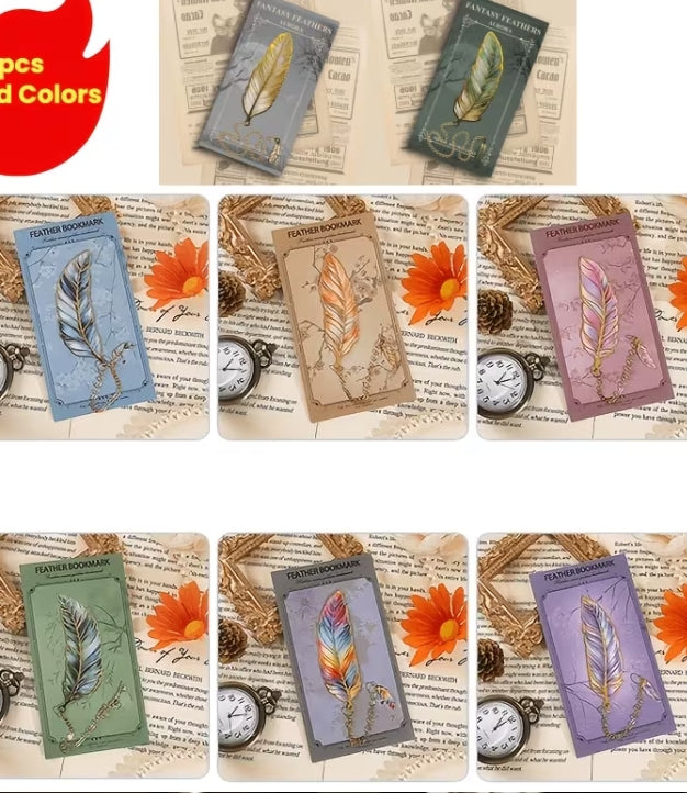 Feather Bookmarks
