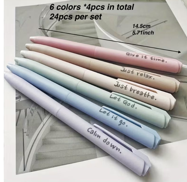 Morandi Aesthetic Anxiety Soft Touch Gel Pen