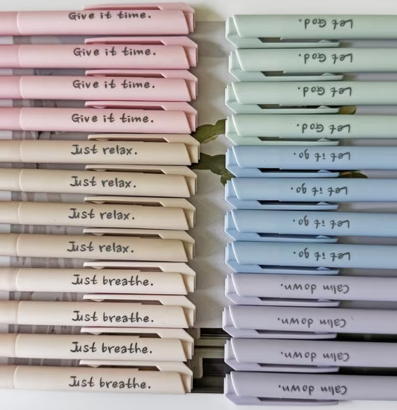 Morandi Aesthetic Anxiety Soft Touch Gel Pen