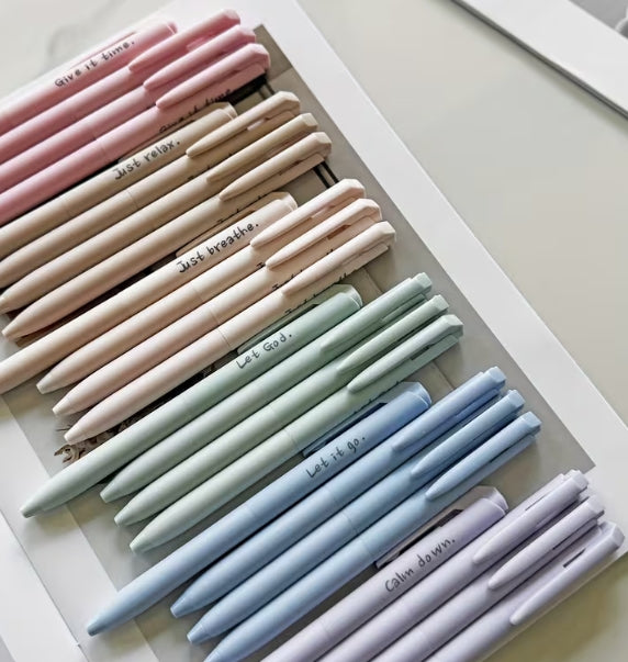 Morandi Aesthetic Anxiety Soft Touch Gel Pen