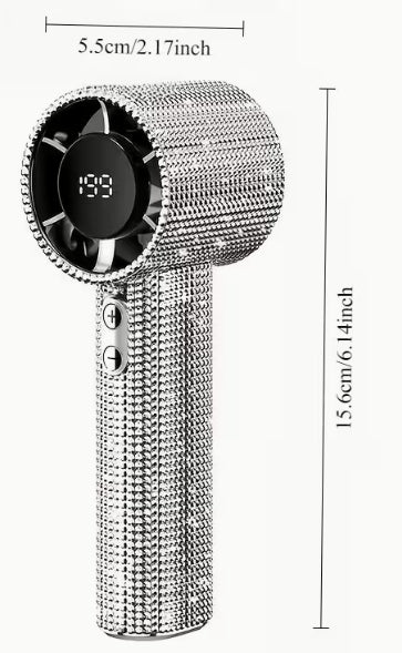 Luxury Diamond Mini Fan