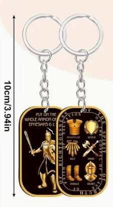Black Full Armor Keychain