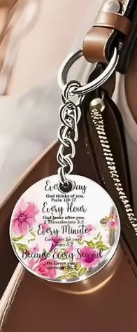 Round  Flat Acrylic Keychain