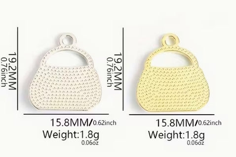 Mini Handbag Charms 2D