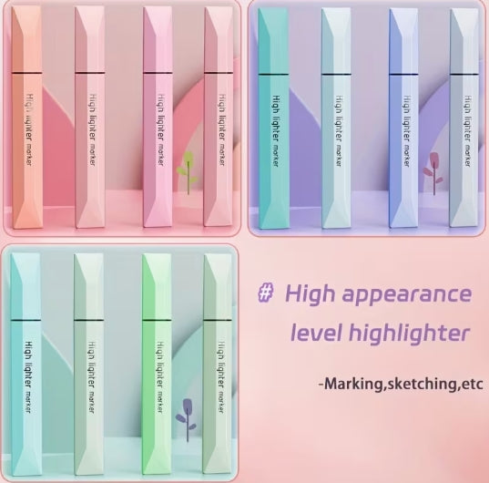 Neon Fluorescent Highlighter Set