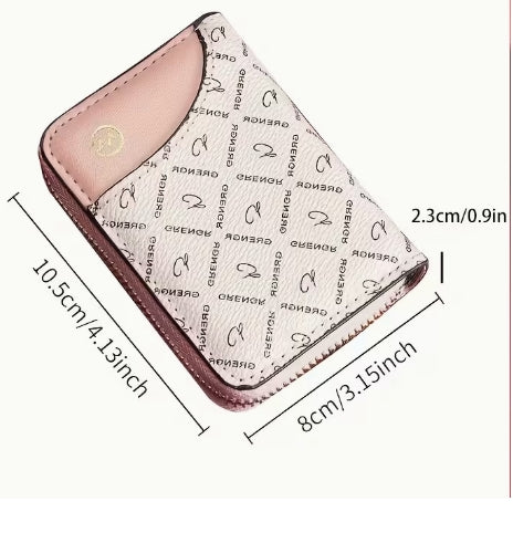 Sleek 9 Card RFID Zip Wallet