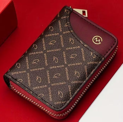 Sleek 9 Card RFID Zip Wallet