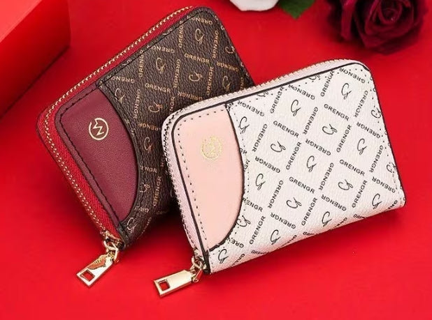 Sleek 9 Card RFID Zip Wallet