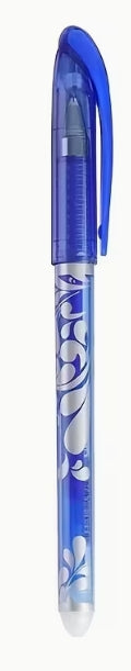 Blue Flower Design Erasable Pen