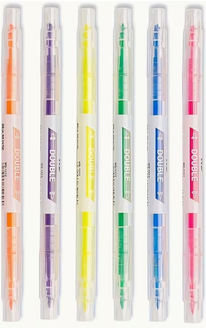 Dual-Head Vibrant Highlighter