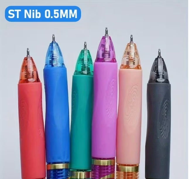 Flower Design Erasable Adhesive 0.5mm Fine Point Tip