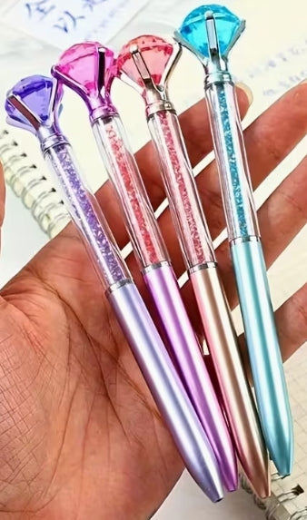 Crystal Top Glitter Pen