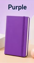 Premium PU Notebook] Pocket Hardcover Notebook A6,