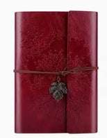 Folded Faux Leather Journal