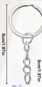Acrylic Angel Keychain