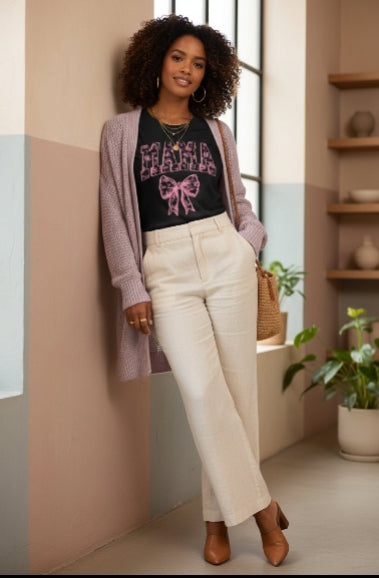 MAMA Complete T-Shirt (Pink Letters)