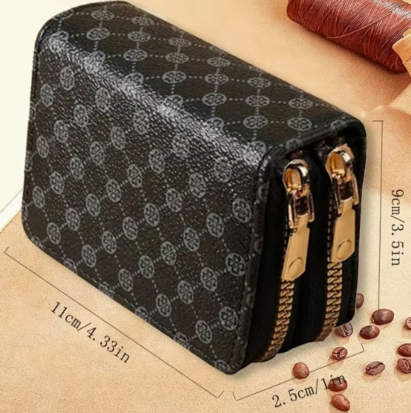 Dual-Zipper Wallet